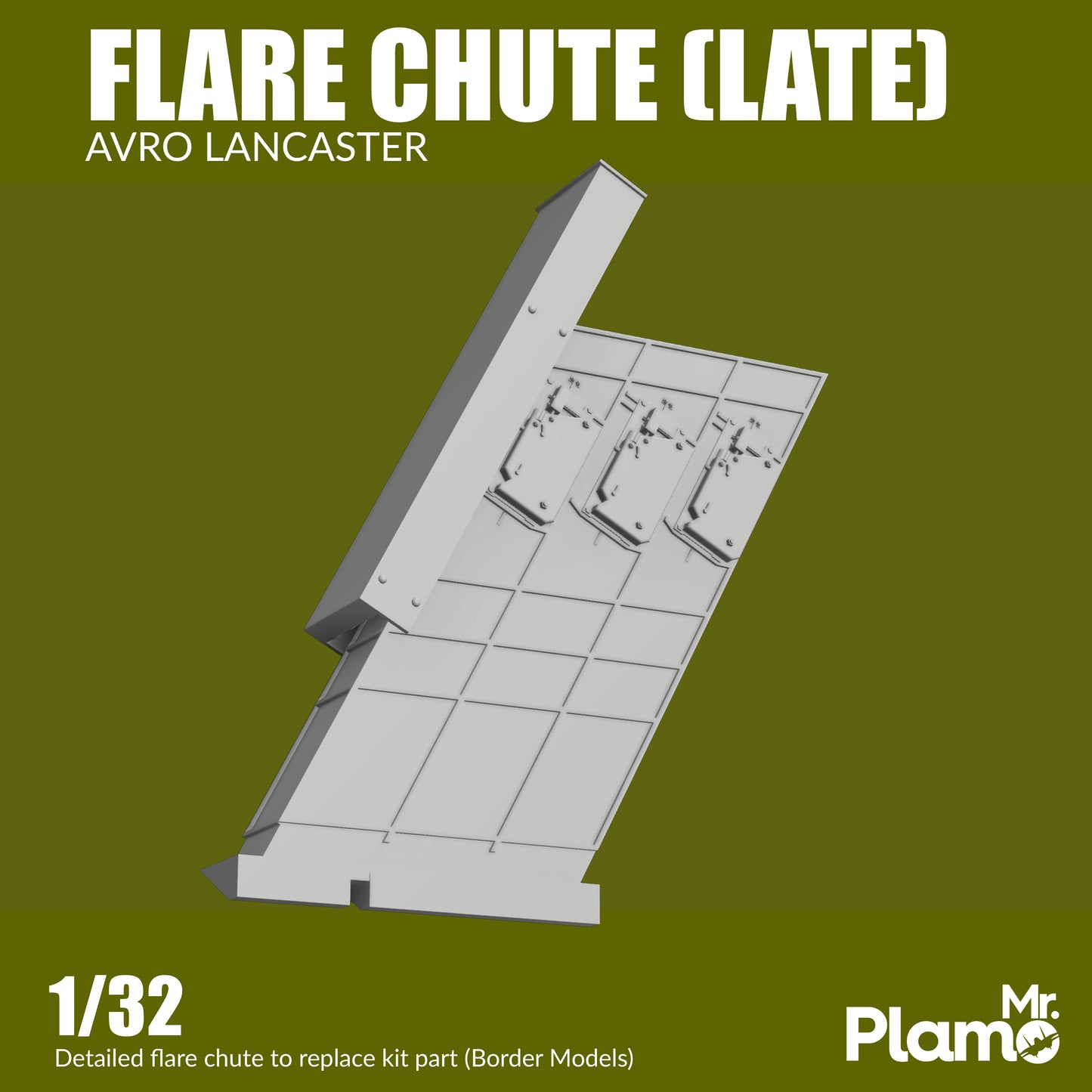 Avro Lancaster Flare Chute - Late