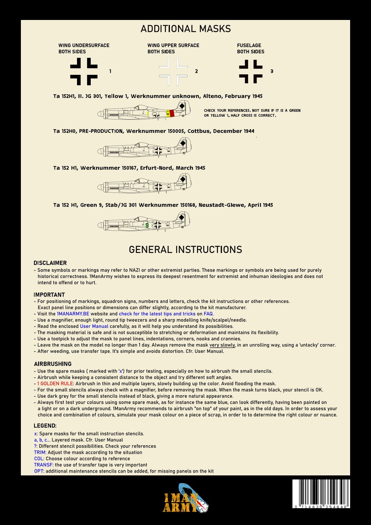 Focke-Wulf TA152 H-0/H-1 (Zoukei Mura)
