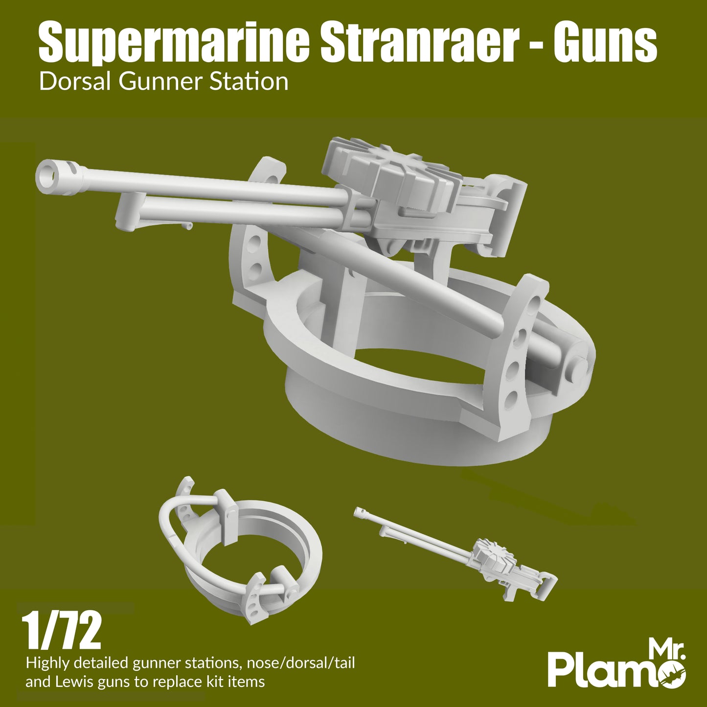 Supermarine Stranraer - Gunner Bay Upgrades (DIGITAL FILES)