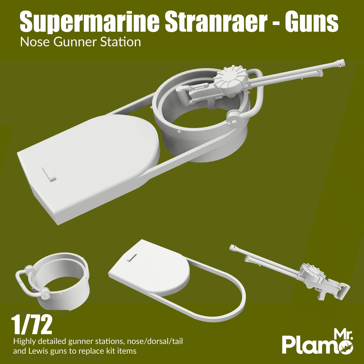 Supermarine Stranraer - Gunner Bay Upgrades (DIGITAL FILES)