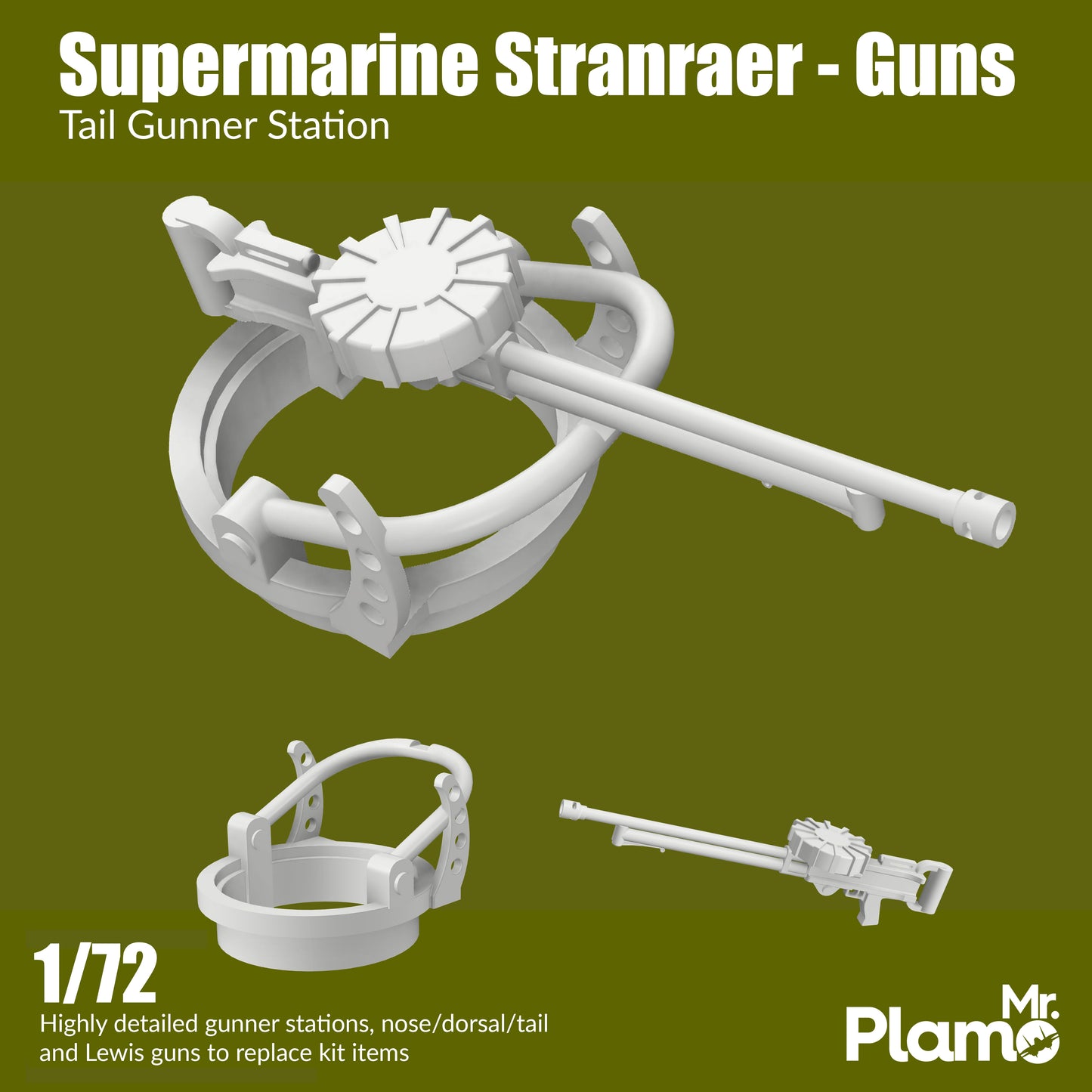 Supermarine Stranraer - Gunner Bay Upgrades (DIGITAL FILES)