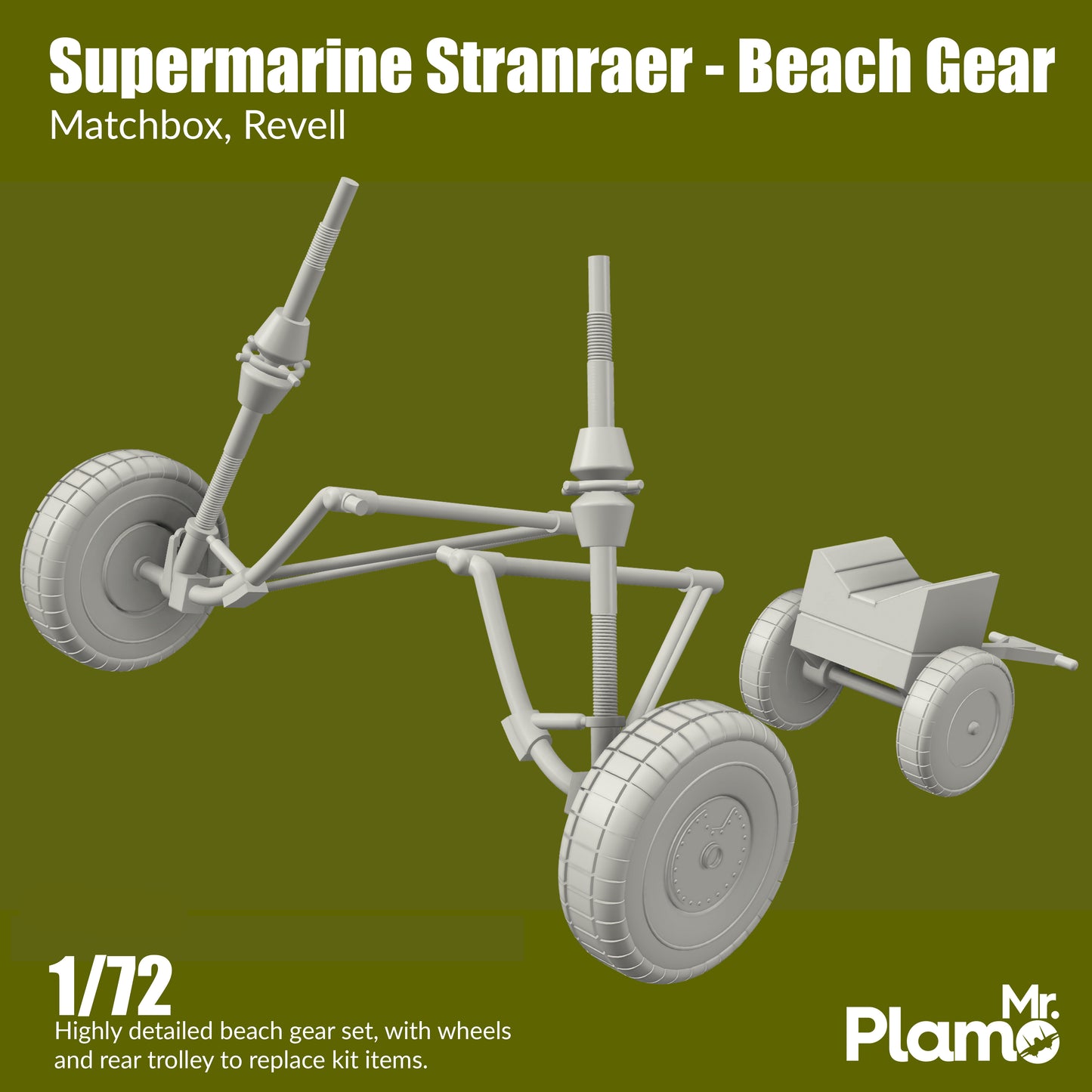 Supermarine Stranraer - Beaching Gear/Wheels Upgrades (DIGITAL FILE)