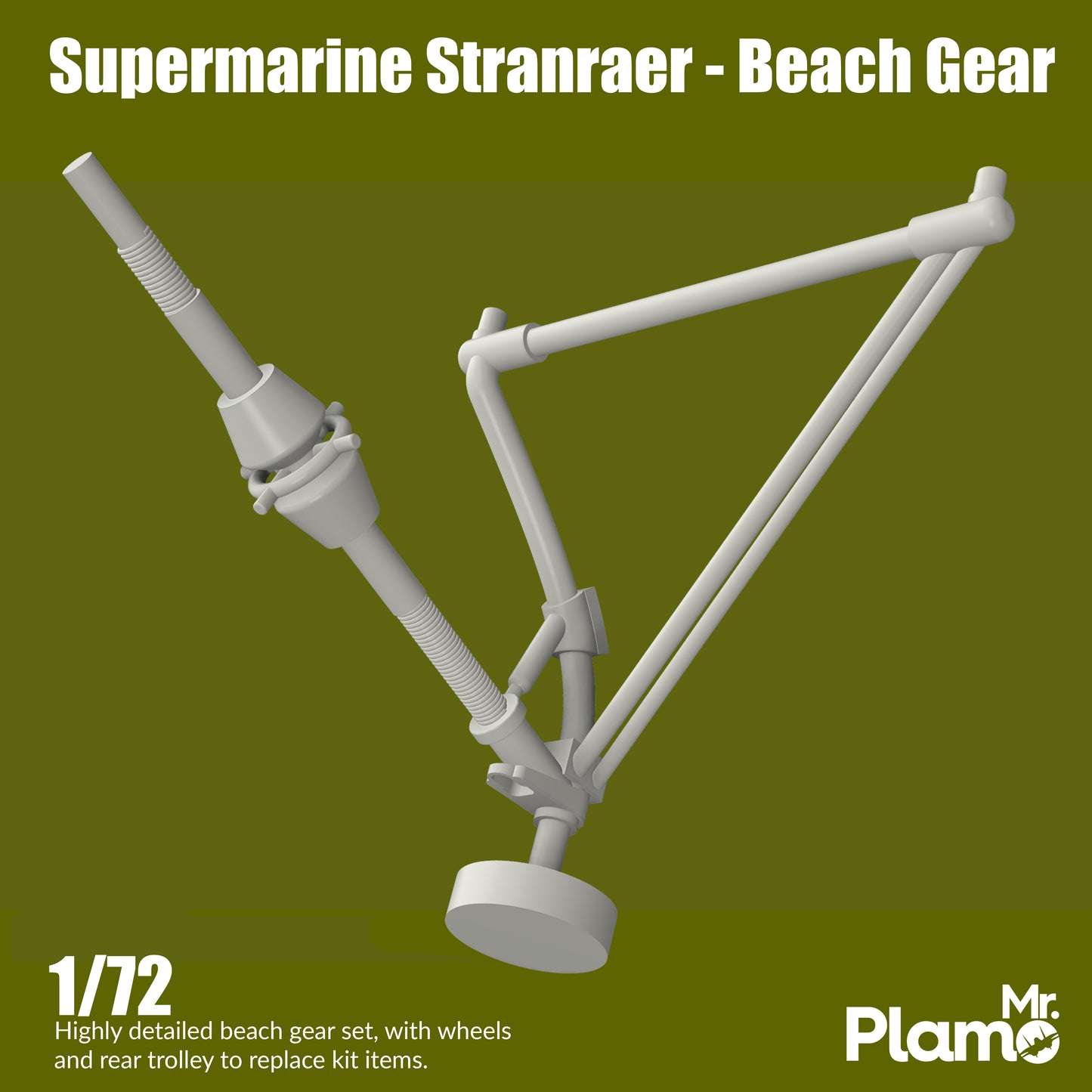 Supermarine Stranraer - Beaching Gear/Wheels Upgrades (DIGITAL FILE)