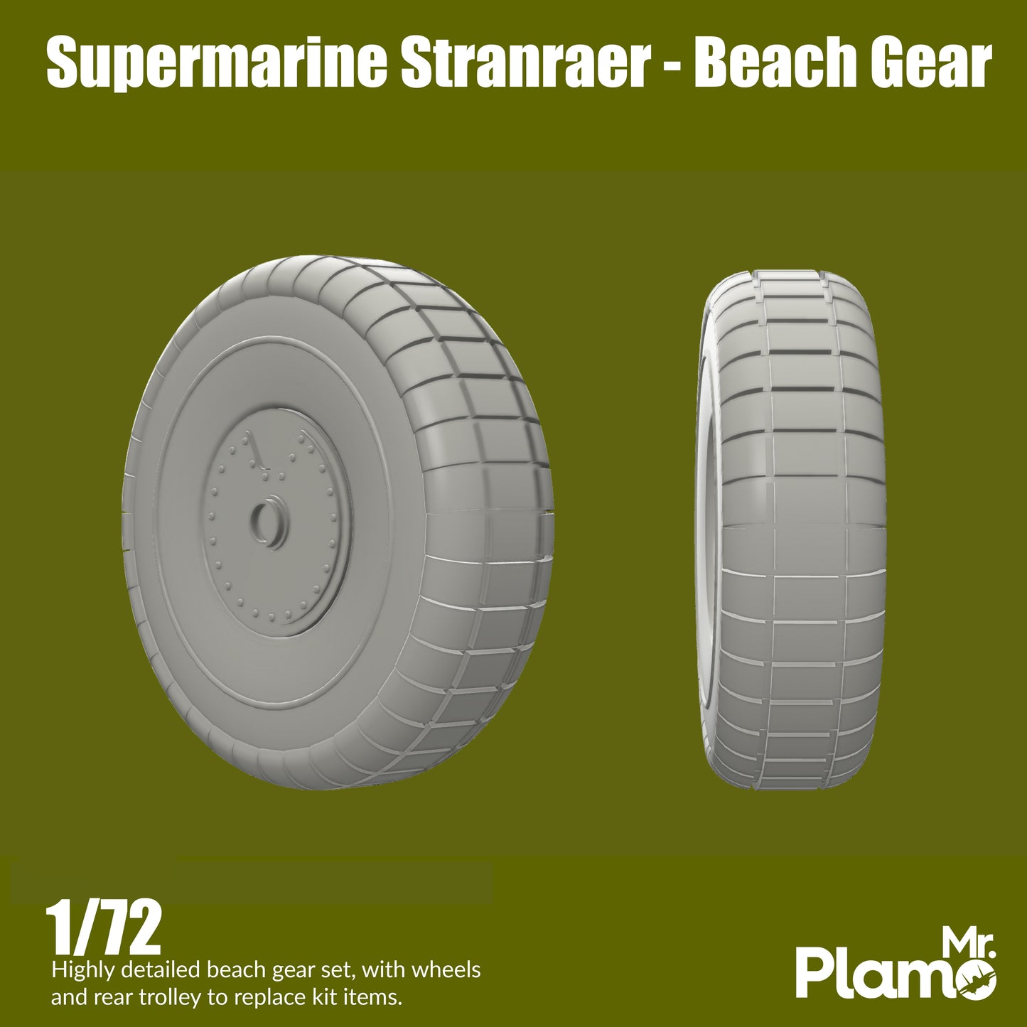 Supermarine Stranraer - Beaching Gear/Wheels Upgrades (DIGITAL FILE)