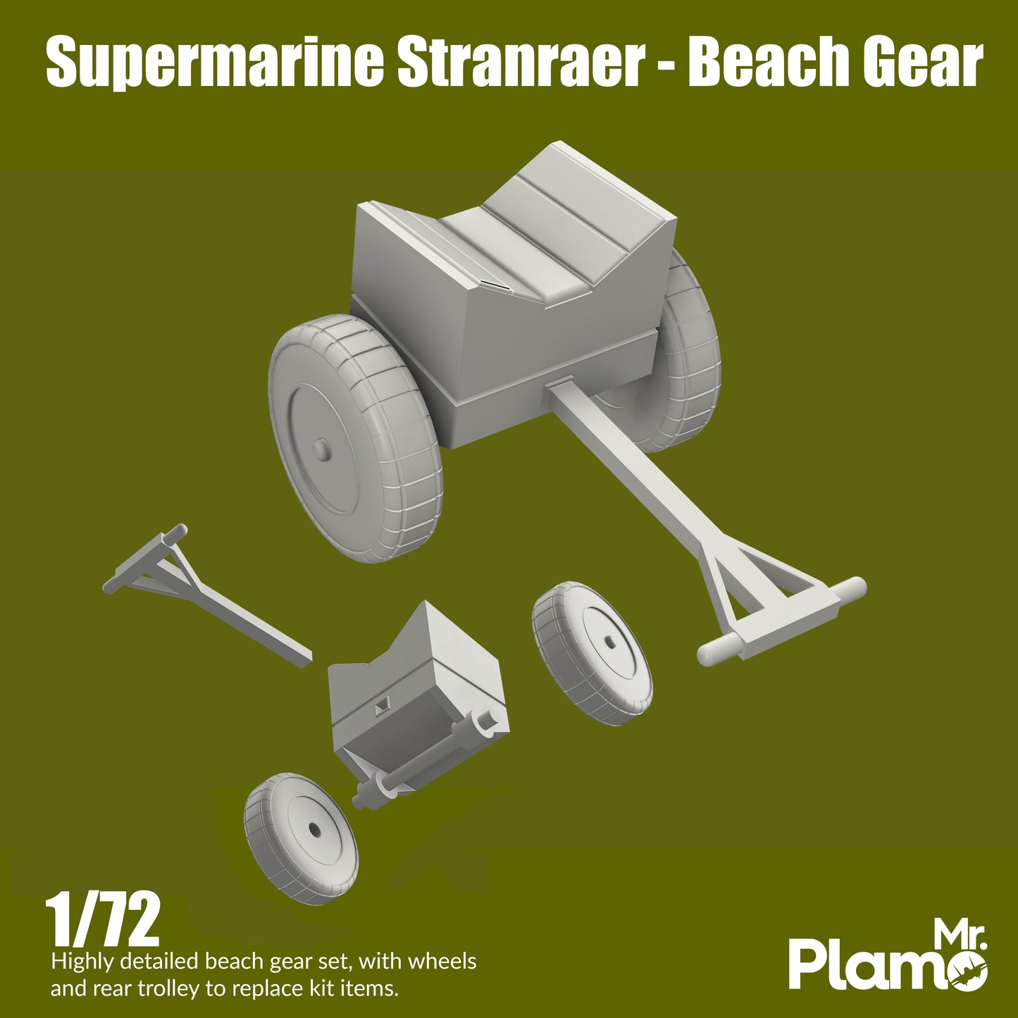 Supermarine Stranraer - Beaching Gear/Wheels Upgrades (DIGITAL FILE)