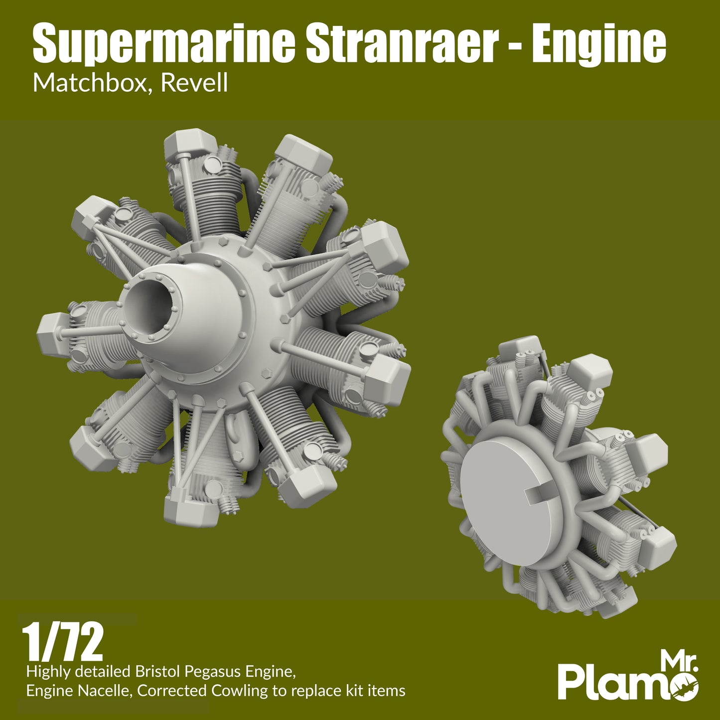 Supermarine Stranraer - Engine Upgrades (DIGITAL FILE)