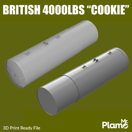 British HC 4000lbs Cookie Bomb (DIGITAL FILE)