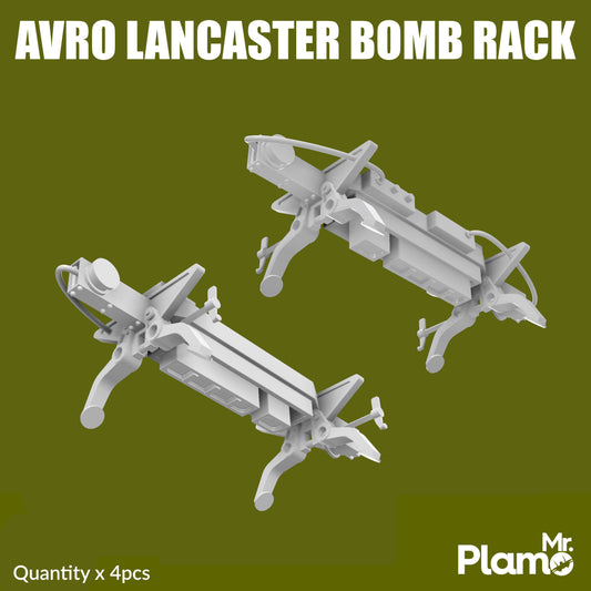 Avro Lancaster 500lbs Bomb Racks - 4pcs (1/32)