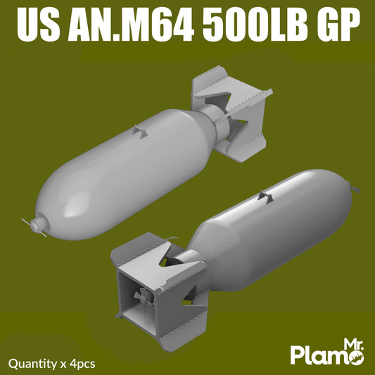 US AN.M-64 GP 500lbs Bombs - 4pcs