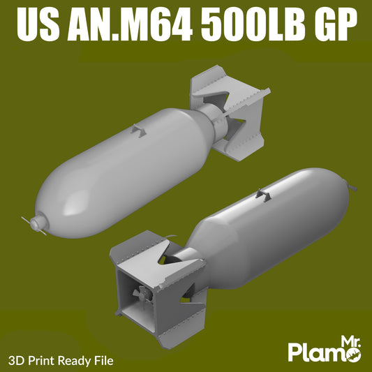 US AN.M-64 500lbs Bomb (DIGITAL FILE)
