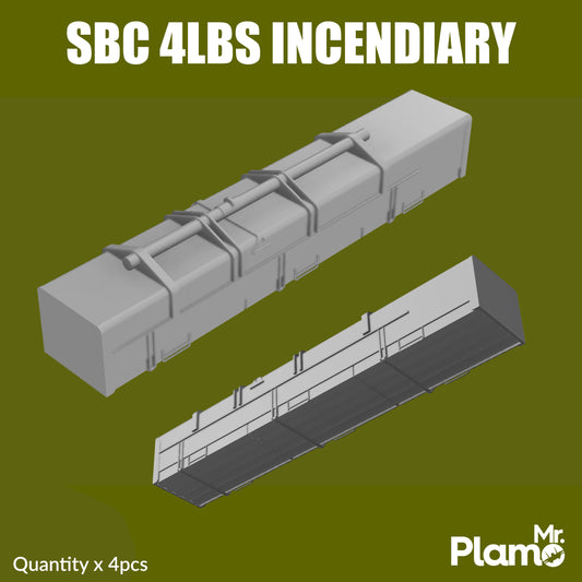 Small Bomb Containers with 4lbs Incendiary - 4pcs