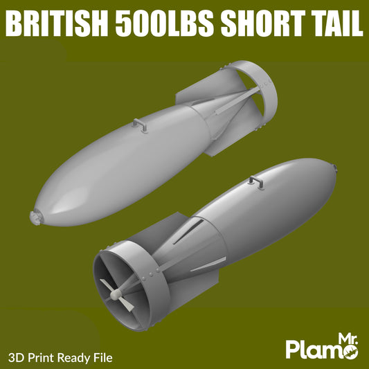 British GP 500lbs "Short Tail" (DIGITAL FILE)