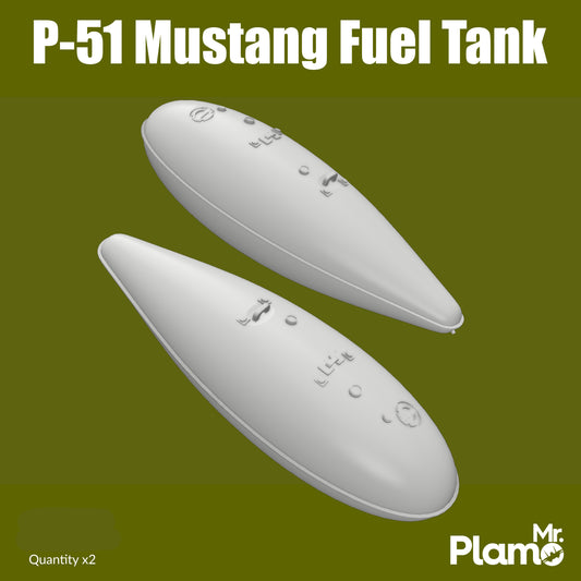 P-51 Mustang Fuel Tanks - 2pcs