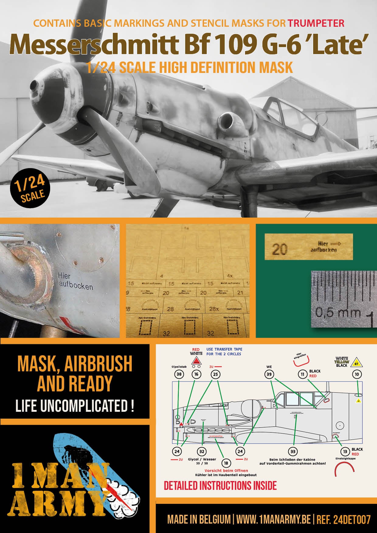 Messerschmitt BF-109 G-6 'Late' (Trumpeter)