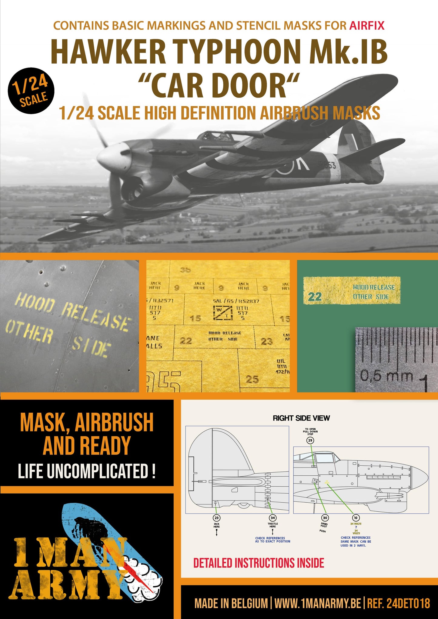 Hawker Typhoon MK.IB 'Car Door' (Airfix)