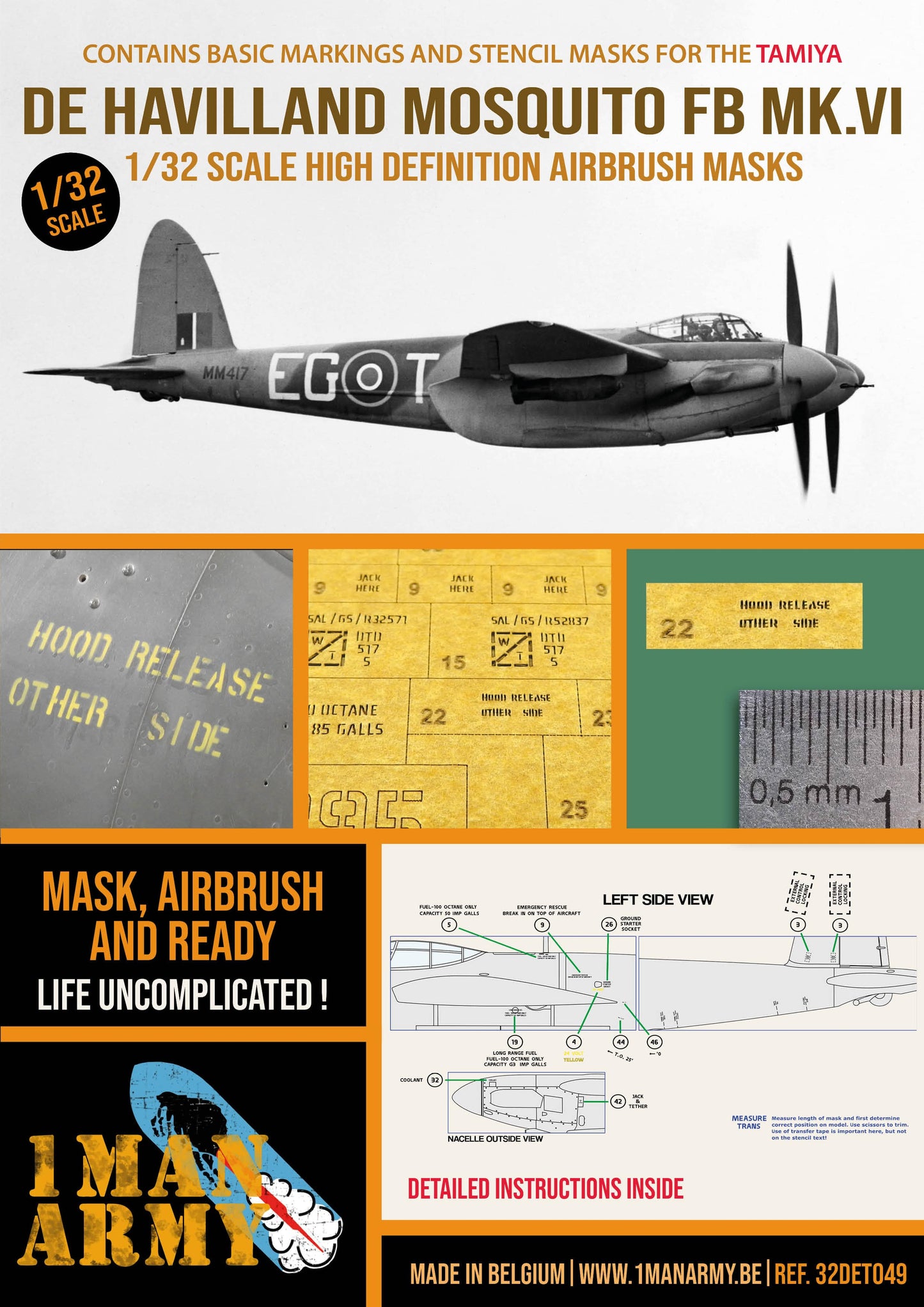 De Havilland Mosquito FB MK.VI - (Tamiya)