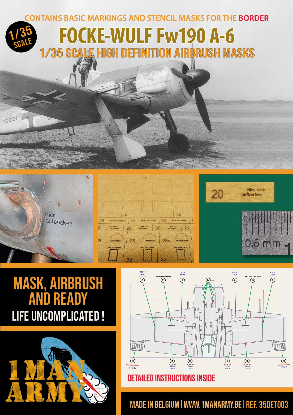 Focke Wulf FW-190 A-6 - (Border Models)
