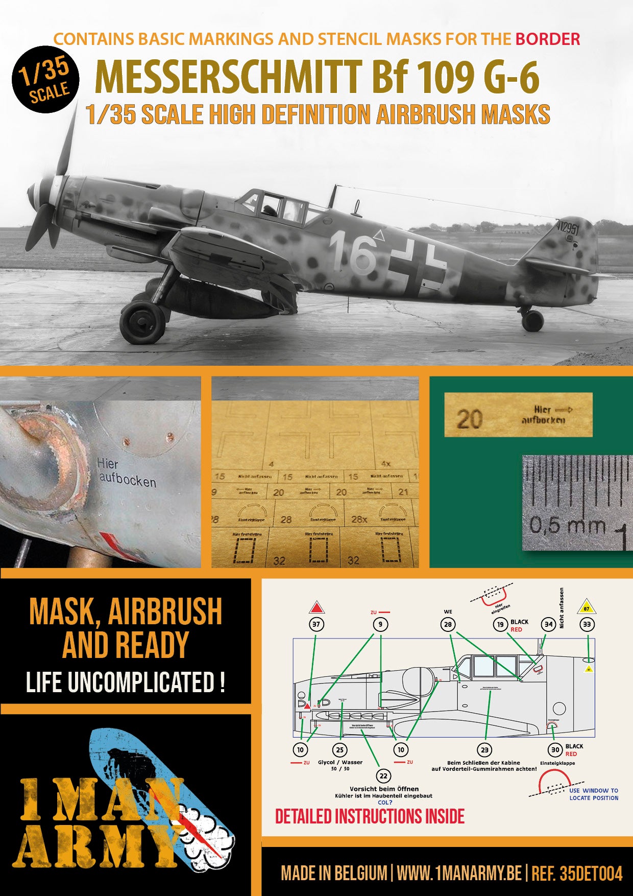 Messerschmitt BF-109 G-6  - (Border Models)
