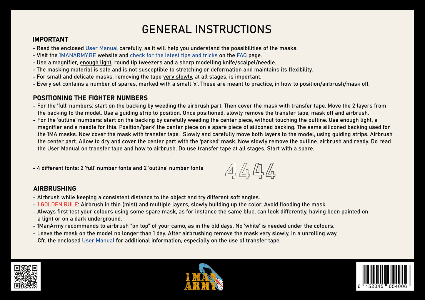 Generic Markings Focke Wulf FW-190 A-Series  - 1/48 Scale
