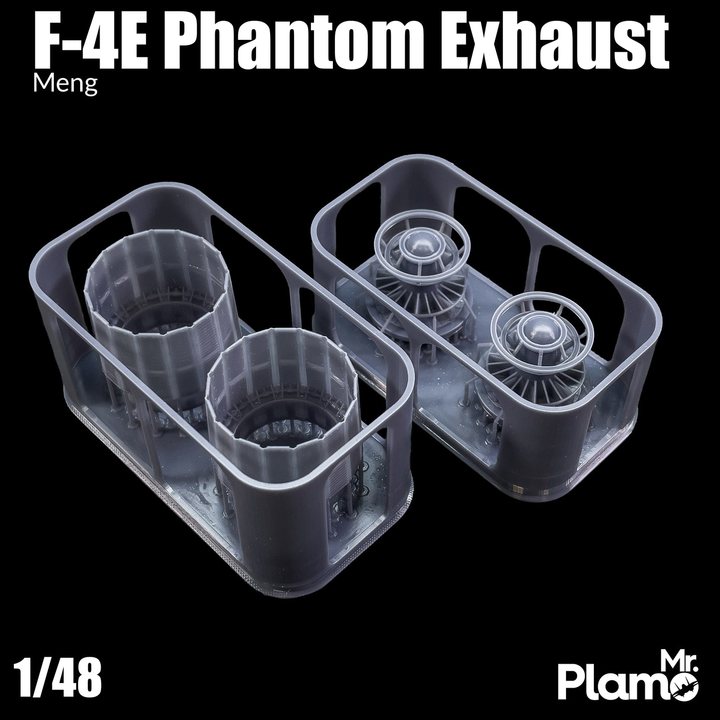 F-4 (E/G/Hellenic/Turkish) Phantom - Exhaust Nozzles + Cans/Burner Rings (Meng)