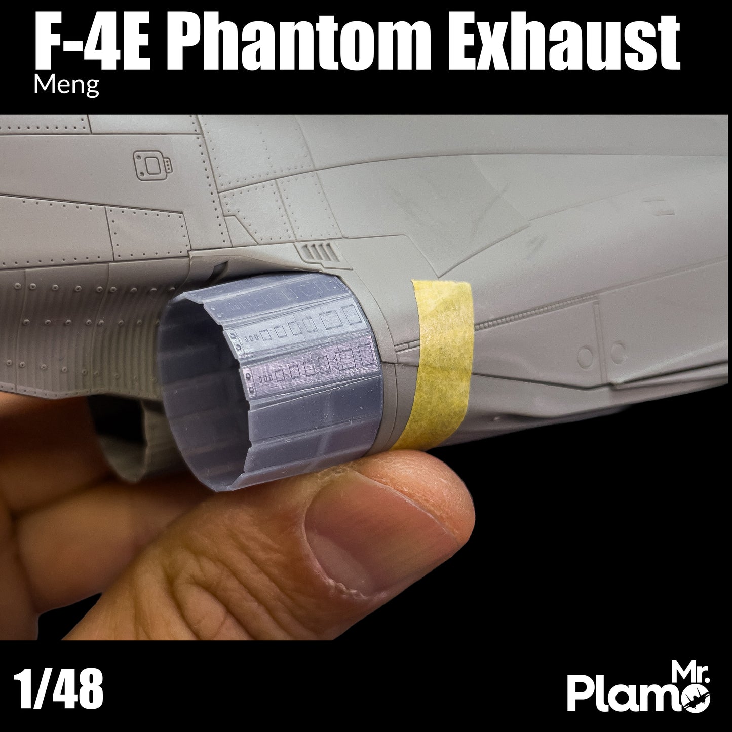 F-4 (E/G/Hellenic/Turkish) Phantom - Exhaust Nozzles + Cans/Burner Rings (Meng) (DIGITAL FILE)