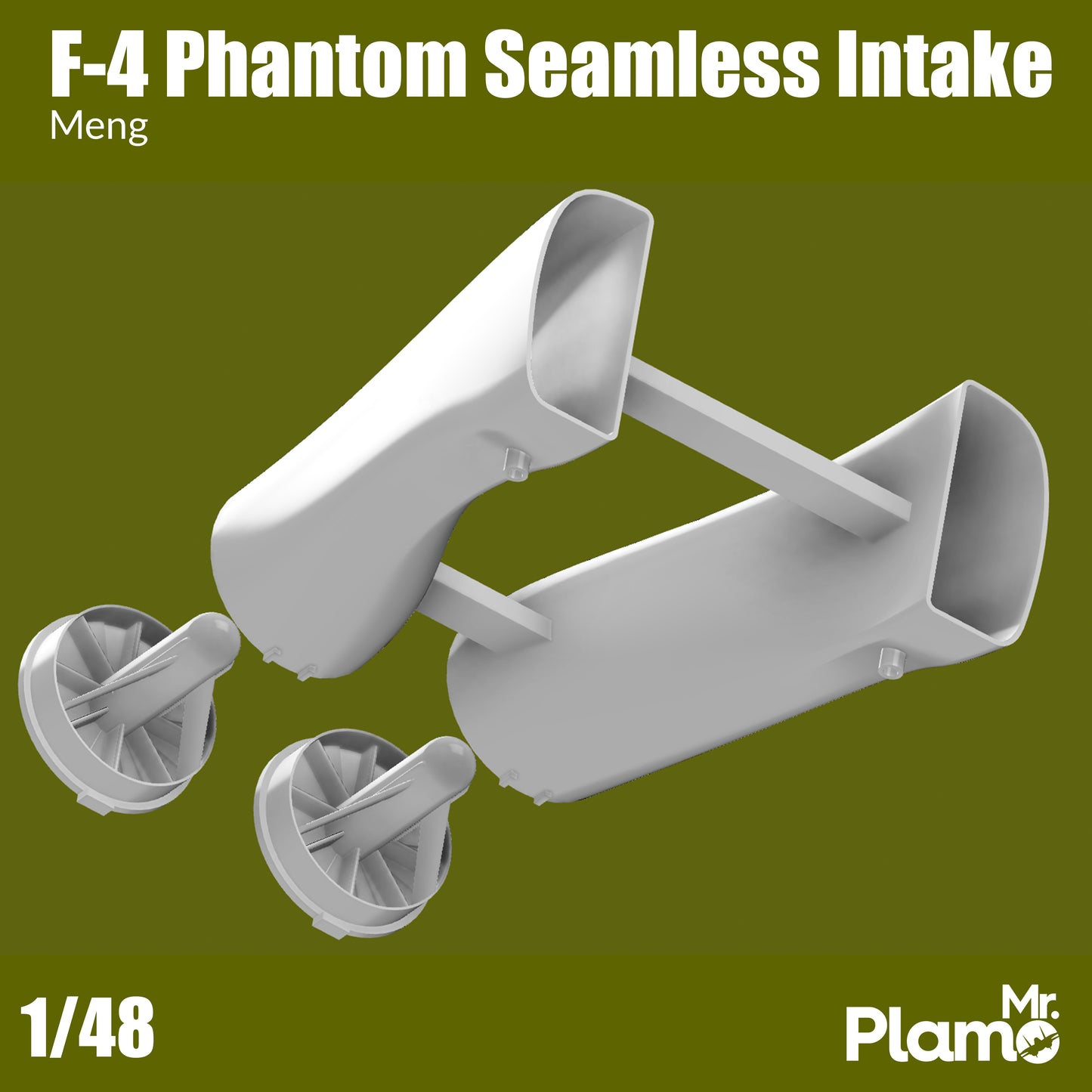 F-4 Phantom(E/G/Hellenic/Turkish) - Seamless Intake + Intake Turbine (Meng)