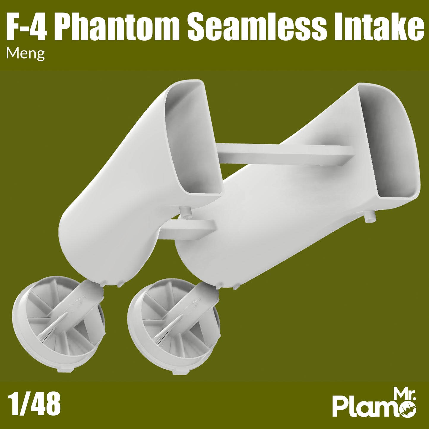 F-4 Phantom(E/G/Hellenic/Turkish) - Seamless Intake + Intake Turbine (Meng)
