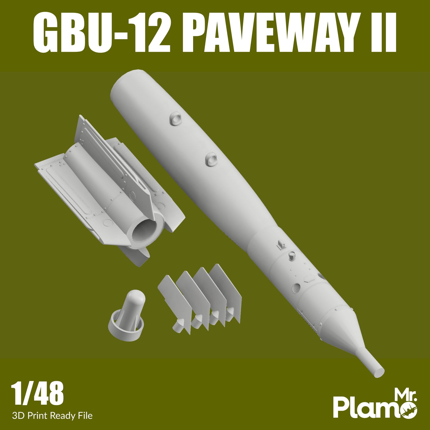 GBU-12 Paveway II - (Digital File)