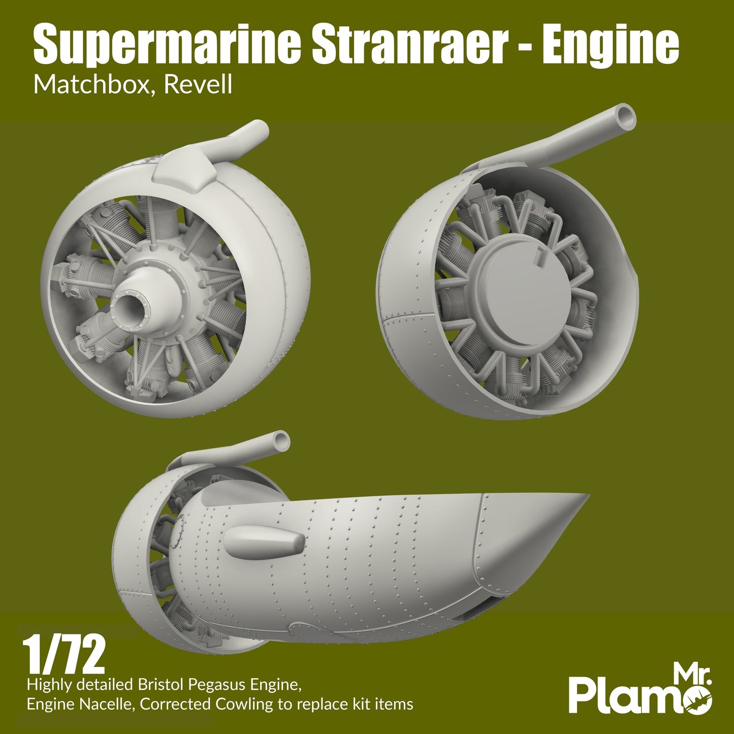 Supermarine Stranraer - Engine Upgrades (DIGITAL FILE)